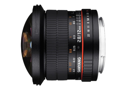 12mm as ncs fisheye - f2.8,