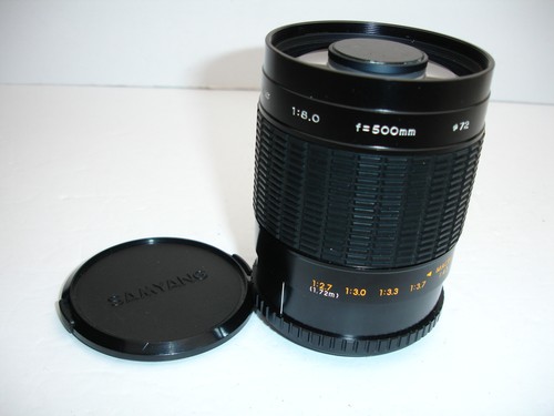 Samyang 500 obiettivo a - f/8,
